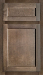 Fabuwood Quest Metro Java Recessed Panel Brown Door Sample