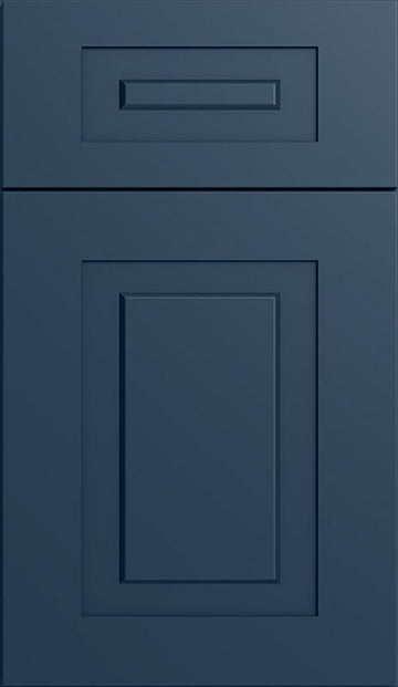 Ideal Cabinetry Traditional Glasgow Mythic Blue Recessed Panel Grey Door Sample