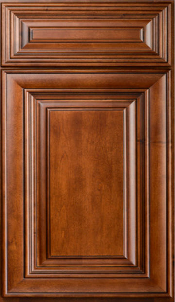 US Cabinet Depot Capital Casselberry Saddle Raised Panel Brown Door Sample